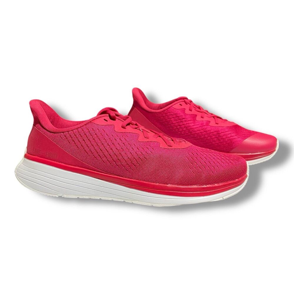Lane-Eight Sneakers Mens 9.5 Pink Relay‎ Trainer Athleisure Bright Colorful